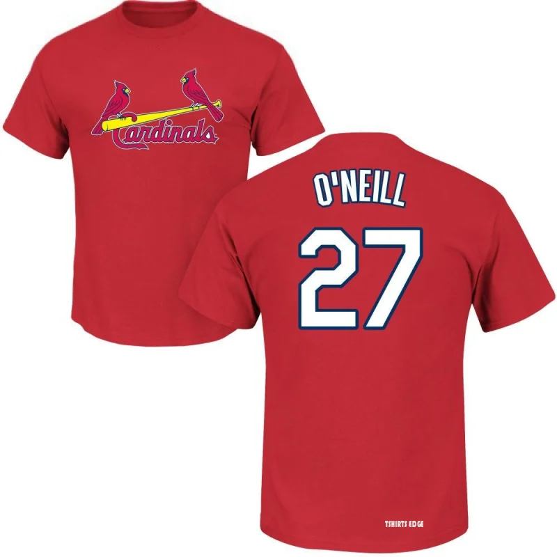 Tyler O'Neill Name & Number T-Shirt - Red - Tshirtsedge