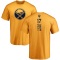 Tyson Jost One Color Backer T-Shirt - Gold