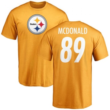 Vance McDonald Name & Number T-Shirt - Gold