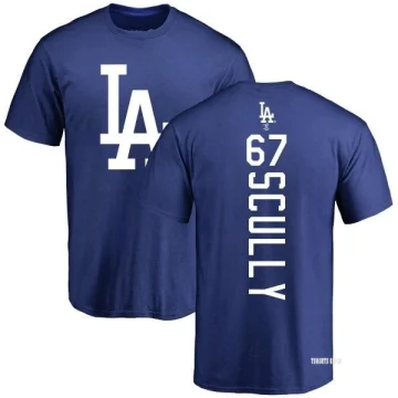 Women's Vin Scully Name and Number Banner Wave V-Neck T-Shirt - Navy -  Tshirtsedge