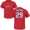 Vince Coleman Name & Number T-Shirt - Red
