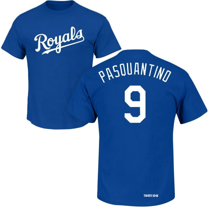 Vinnie Pasquantino Name & Number T-Shirt - Royal - Tshirtsedge