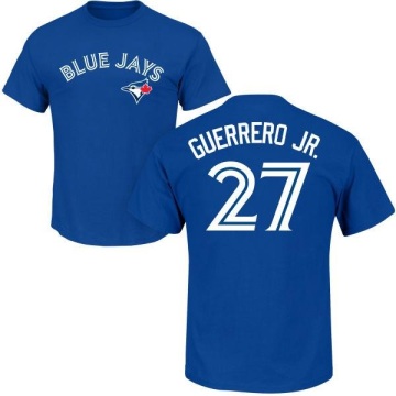 Vladimir Guerrero Jr. Name & Number T-Shirt - Royal