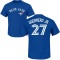 Vladimir Guerrero Jr. Name & Number T-Shirt - Royal