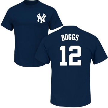 Wade Boggs Name & Number T-Shirt - Navy