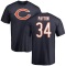 Walter Payton Name & Number T-Shirt - Navy