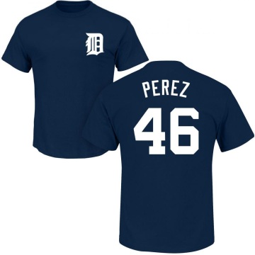 Wenceel Perez Name & Number T-Shirt - Navy