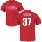 Weston Wilson Name & Number T-Shirt - Red