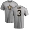 Wil Lutz Name & Number T-Shirt - Ash