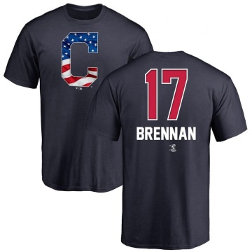 Will Brennan Name and Number Banner Wave T-Shirt - Navy