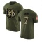 Will Grier Legend Salute to Service T-Shirt - Olive