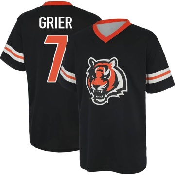 Will Grier Name & Number Game Day V-Neck T-Shirt - Black