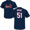 Willie McGee Name & Number T-Shirt - Navy