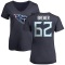 Women's Aaron Brewer Name & Number Slim Fit T-Shirt - Navy