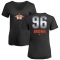 Women's Aaron Brown Midnight Mascot V-Neck T-Shirt - Black