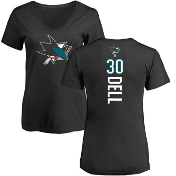 Women's Aaron Dell Backer T-Shirt - Black
