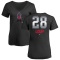 Women's Aaron Loup Midnight Mascot V-Neck T-Shirt - Black
