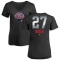 Women's Aaron Nola Midnight Mascot V-Neck T-Shirt - Black