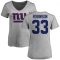 Women's Aaron Robinson Name & Number Slim Fit T-Shirt - Ash