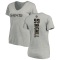 Women's Adam Bighill Backer V-Neck T-Shirt - Ash