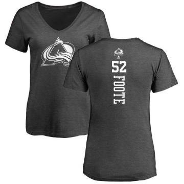 Women's Adam Foote One Color Backer T-Shirt - Charcoal