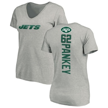 Women's Adam Pankey Backer V-Neck T-Shirt - Ash