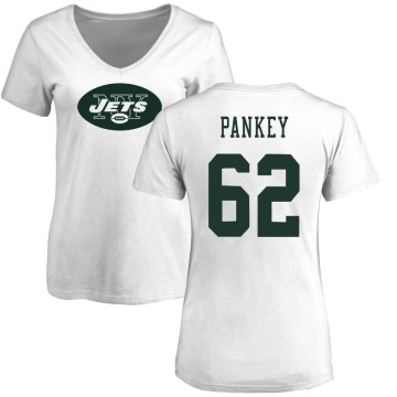 Women's Adam Pankey Name & Number Slim Fit T-Shirt - White