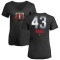 Women's Addison Reed Midnight Mascot V-Neck T-Shirt - Black