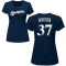 Women's Adrian Houser Name & Number T-Shirt - Navy