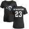 Women's Ahkello Witherspoon Name & Number Slim Fit T-Shirt - Black