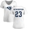 Women's Ahkello Witherspoon Name & Number Slim Fit T-Shirt - White