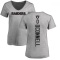 Women's Aidan O'Connell Backer V-Neck T-Shirt - Ash