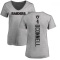 Women's Aidan O'Connell Backer V-Neck T-Shirt - Ash