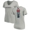 Women's A.J. Cann Backer V-Neck T-Shirt - Ash