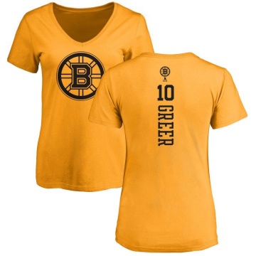 Women's A.J. Greer One Color Backer T-Shirt - Gold