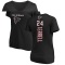 Women's A.J. Terrell Backer Slim Fit T-Shirt - Black