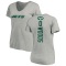 Women's Al Woods Backer V-Neck T-Shirt - Ash