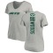 Women's Al Woods Backer V-Neck T-Shirt - Ash