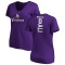 Women's Alan Ali Backer Slim Fit T-Shirt - Purple