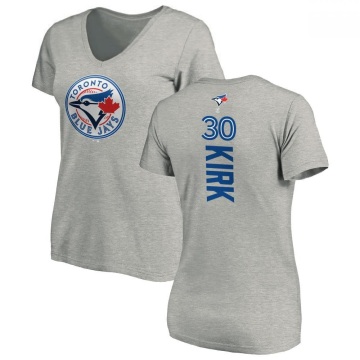 Women's Alejandro Kirk Backer Slim Fit T-Shirt - Ash