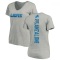Women's Alex Anzalone Backer V-Neck T-Shirt - Ash