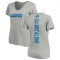 Women's Alex Anzalone Backer V-Neck T-Shirt - Ash