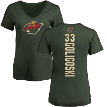 Women's Alex Goligoski Backer T-Shirt - Green