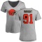 Women's Alex Wright Name & Number Slim Fit T-Shirt - Ash