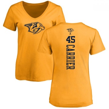 Women's Alexandre Carrier One Color Backer T-Shirt - Gold