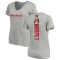 Women's Ali Marpet Backer V-Neck T-Shirt - Ash