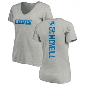 Women's Alim McNeill Backer V-Neck T-Shirt - Ash