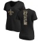 Women's Alontae Taylor Backer Slim Fit T-Shirt - Black