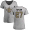 Women's Alontae Taylor Name & Number Slim Fit T-Shirt - Ash
