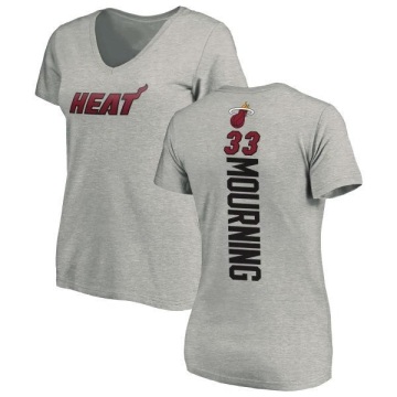 Women's Alonzo Mourning Backer T-Shirt - Ash